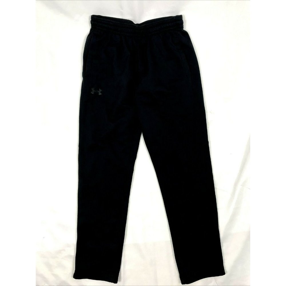 Medium Womens Under Armour Sweat Pants Black Elastic